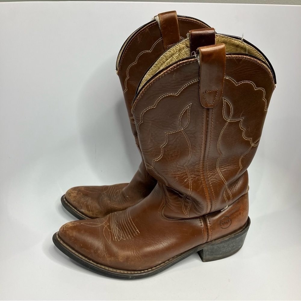 Double H leather cowboy boots men’s size‎ 9